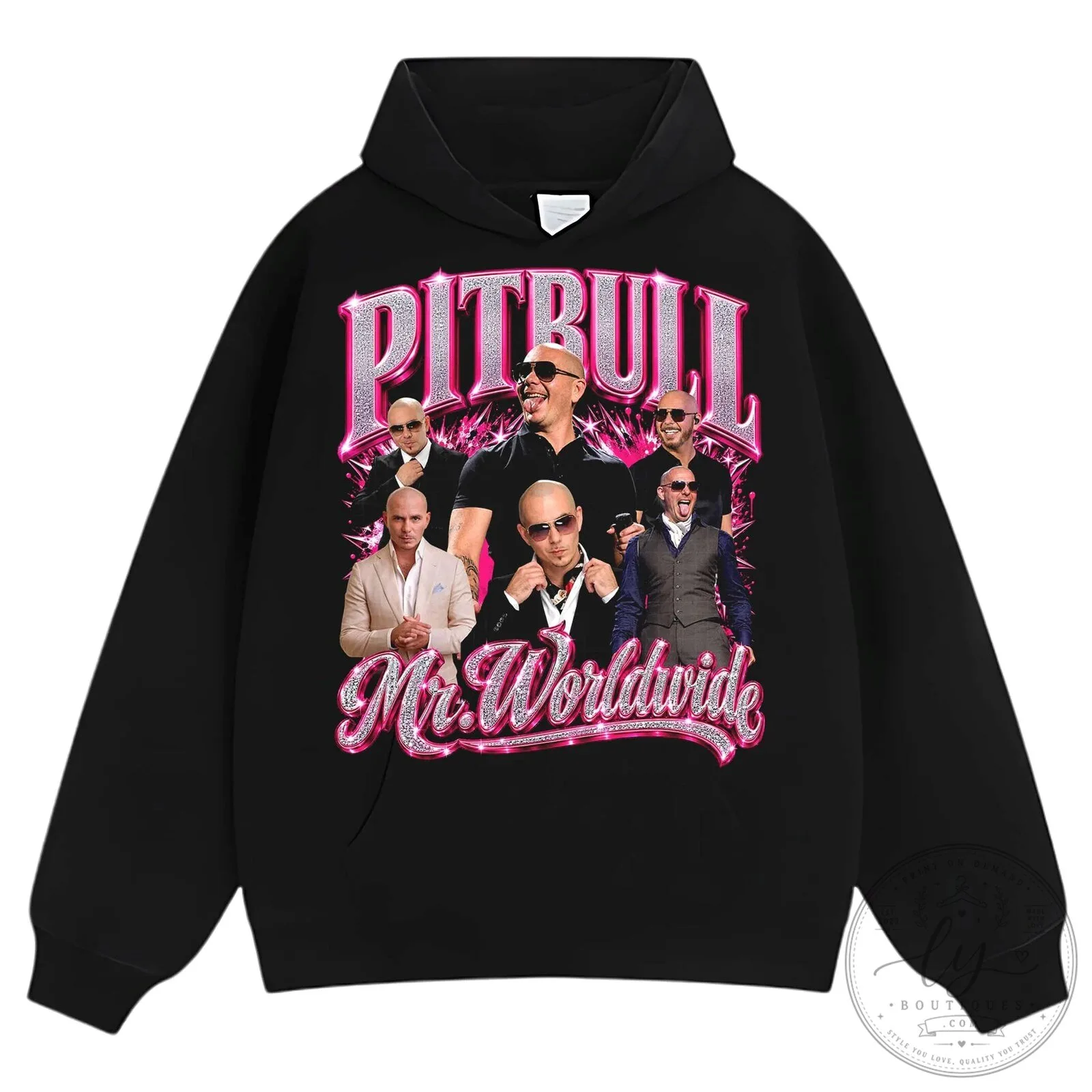 Pitbull Mr. Worldwide Vintage Style Graphic T-Shirt 19 Pitbull Mr. Worldwide Vintage Style Graphic T-Shirt