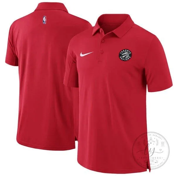 Toronto Raptors Nike Red Team Logo Performance Polo Shirt 4 Toronto Raptors Nike Red Team Logo Performance Polo Shirt