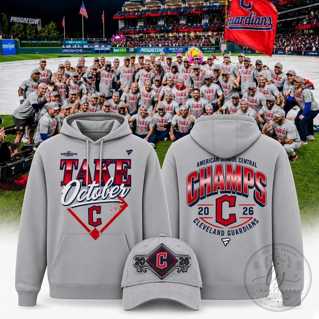 Cleveland Guardians 2026 American League Central Champions Hoodie
