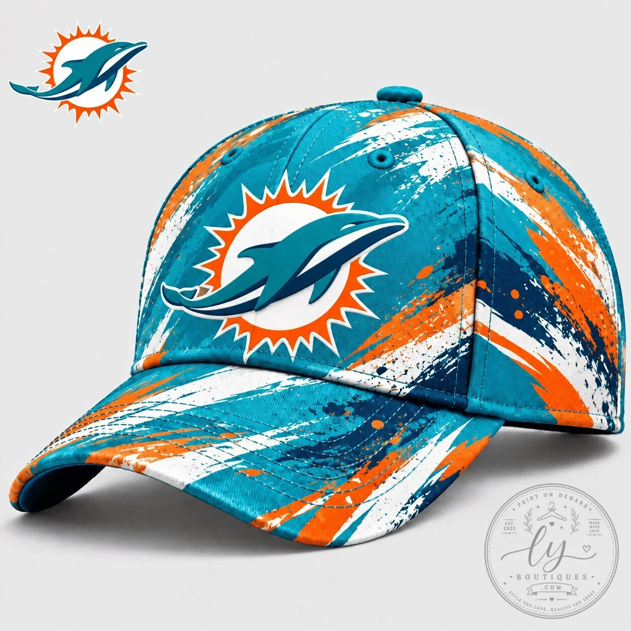 Miami Dolphins Ultimate Game Day Graphic Baseball Cap Hat