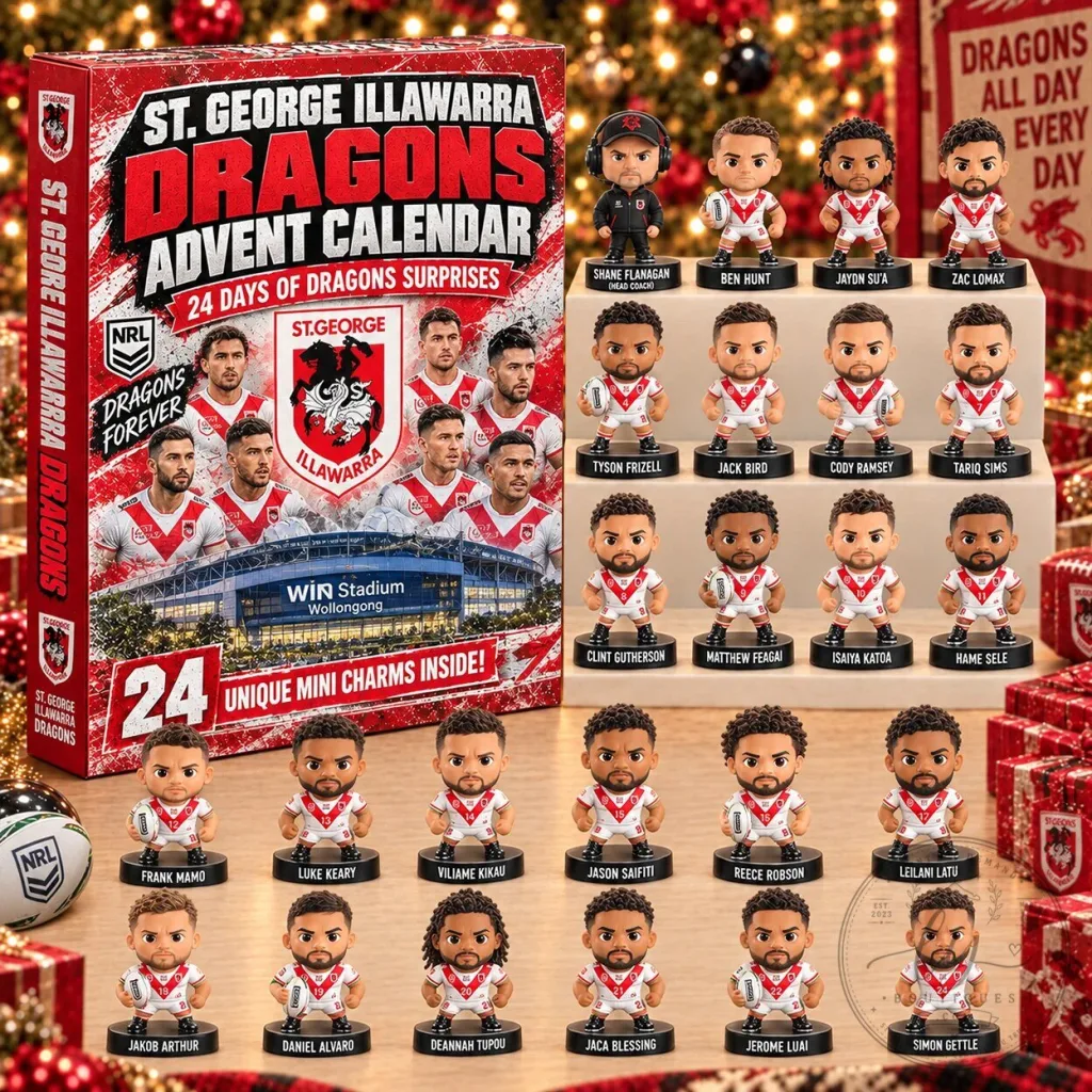 St. George Illawarra Dragons Rugby League Team 24 Days of Surprises Advent Calendar 65 St. George Illawarra Dragons Rugby League Team 24 Days of Surprises Advent Calendar