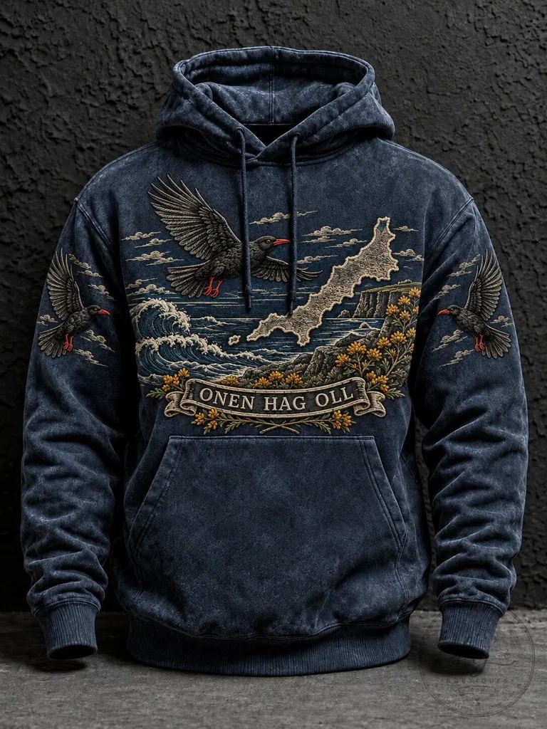 Cornwall One And All Cornish Flag Emblem Stone Wash Pullover Hoodie 61 Cornwall One And All Cornish Flag Emblem Stone Wash Pullover Hoodie