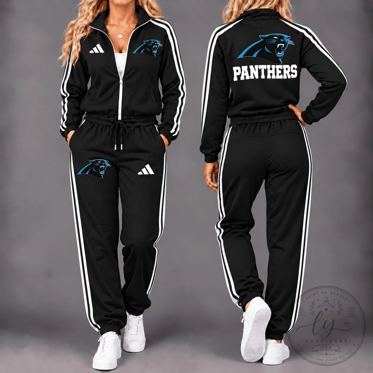 Carolina Panthers Gameday Tracksuit Jacket and Pants Set