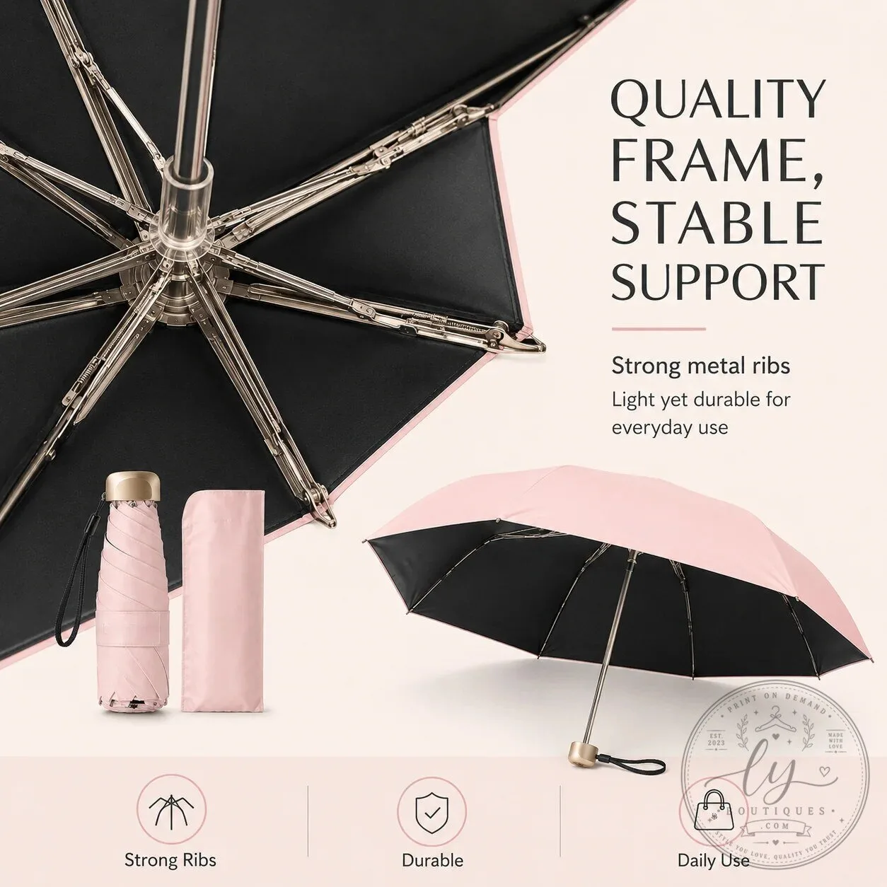 Premium Mini UV Umbrella Portable Compact Sun Protection 30 Premium Mini UV Umbrella Portable Compact Sun Protection