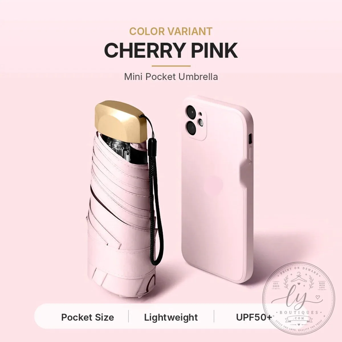 Premium Mini UV Umbrella Portable Compact Sun Protection 42 Premium Mini UV Umbrella Portable Compact Sun Protection