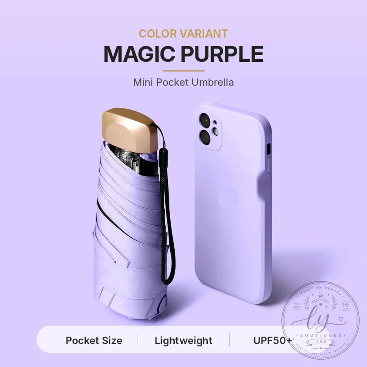 Premium Mini UV Umbrella Portable Compact Sun Protection 44 Premium Mini UV Umbrella Portable Compact Sun Protection
