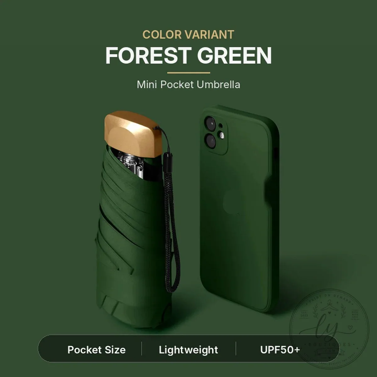 Premium Mini UV Umbrella Portable Compact Sun Protection 46 Premium Mini UV Umbrella Portable Compact Sun Protection