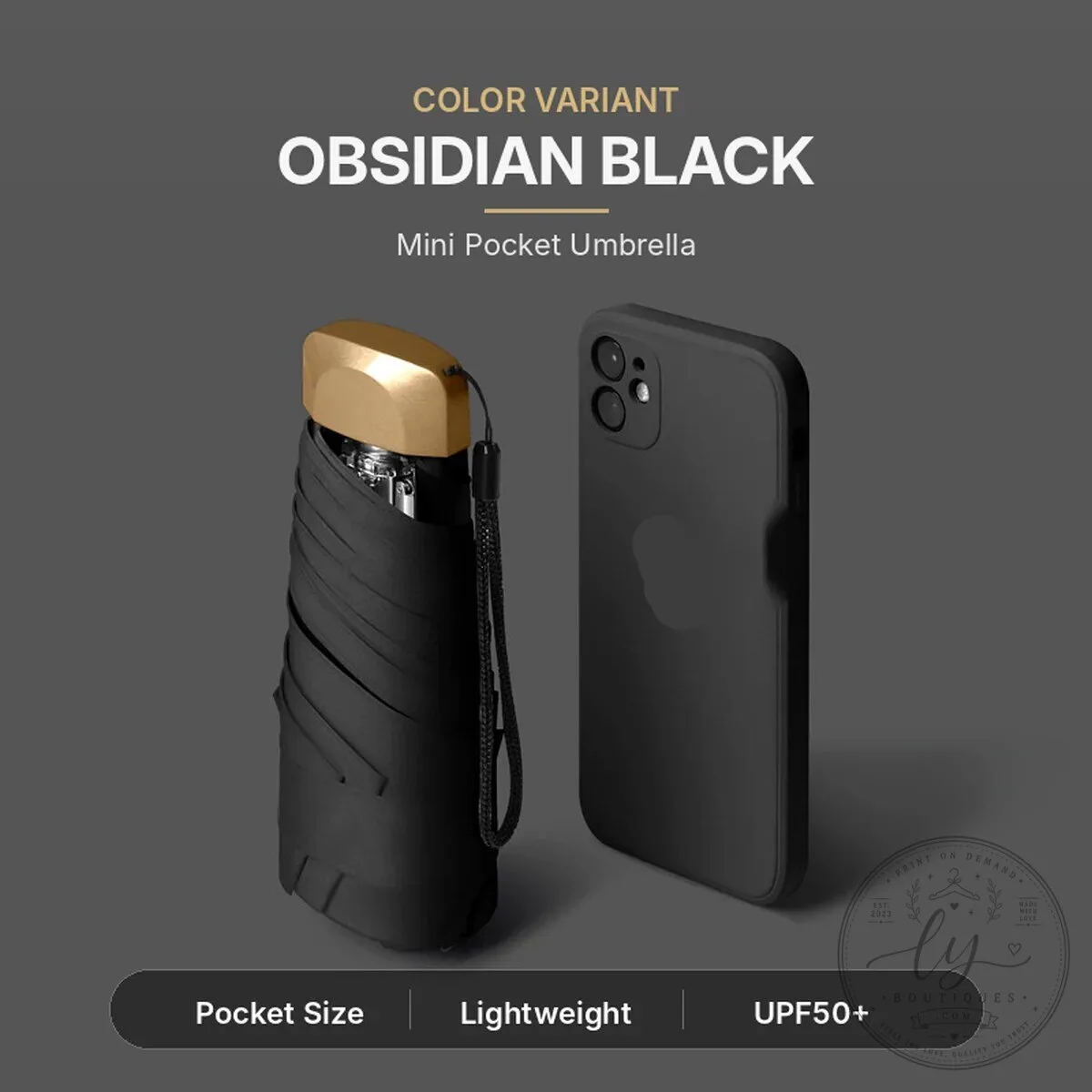 Premium Mini UV Umbrella Portable Compact Sun Protection 49 Premium Mini UV Umbrella Portable Compact Sun Protection