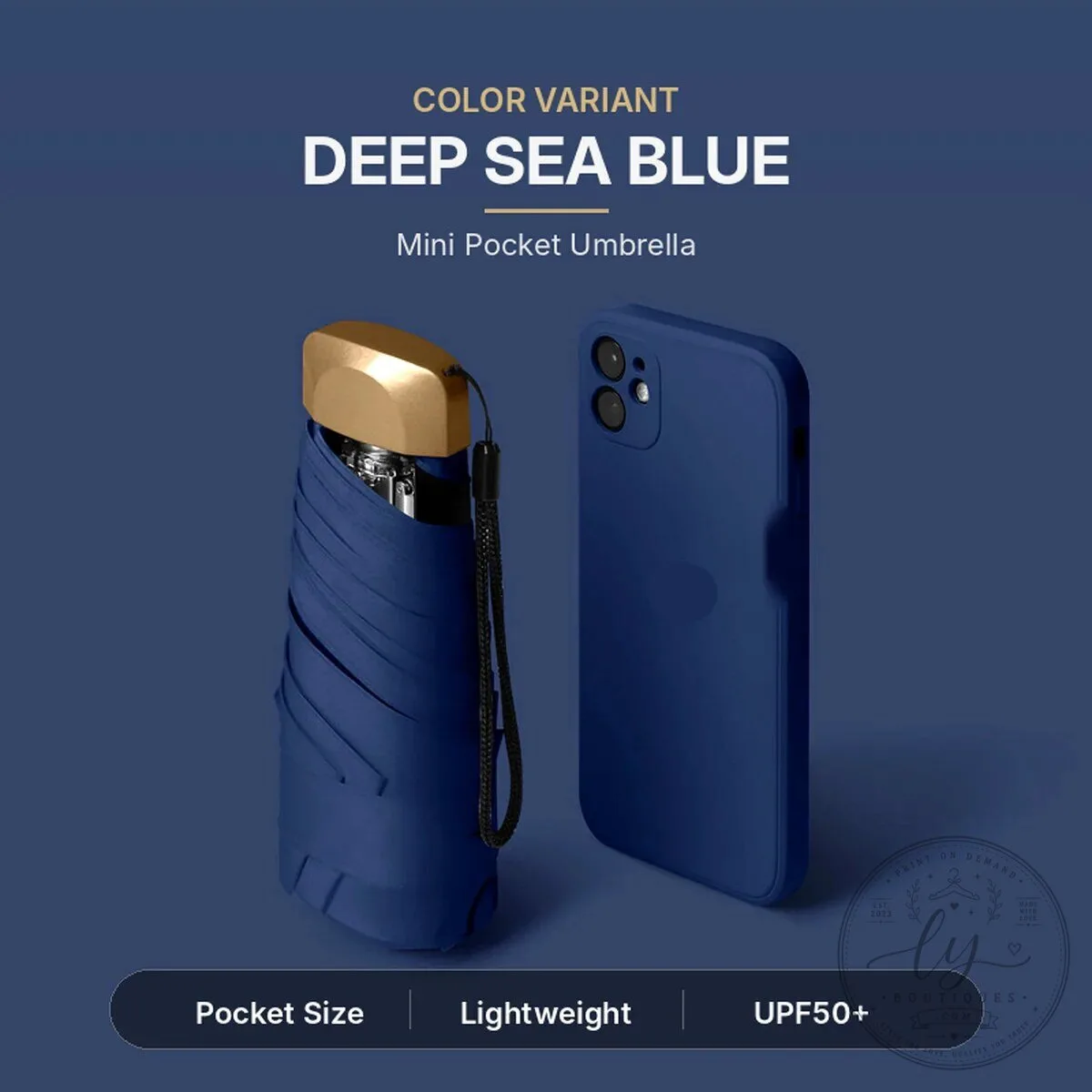 Premium Mini UV Umbrella Portable Compact Sun Protection 50 Premium Mini UV Umbrella Portable Compact Sun Protection