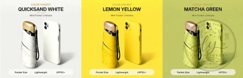 Premium Mini UV Umbrella Portable Compact Sun Protection 51 Premium Mini UV Umbrella Portable Compact Sun Protection