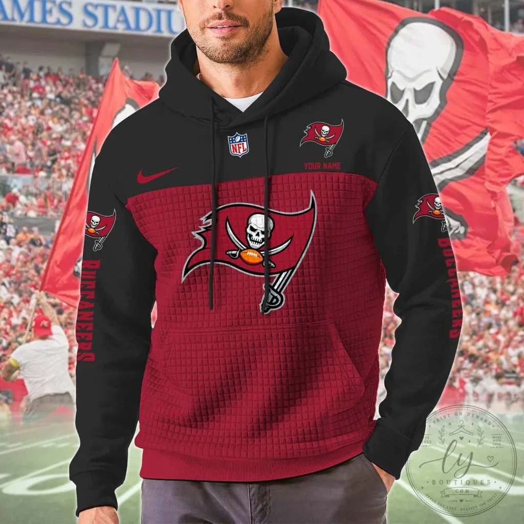 Tampa Bay Buccaneers Personalized NFL Football Team Hoodie Tampa Bay Buccaneers Personalized NFL Football Team Hoodie