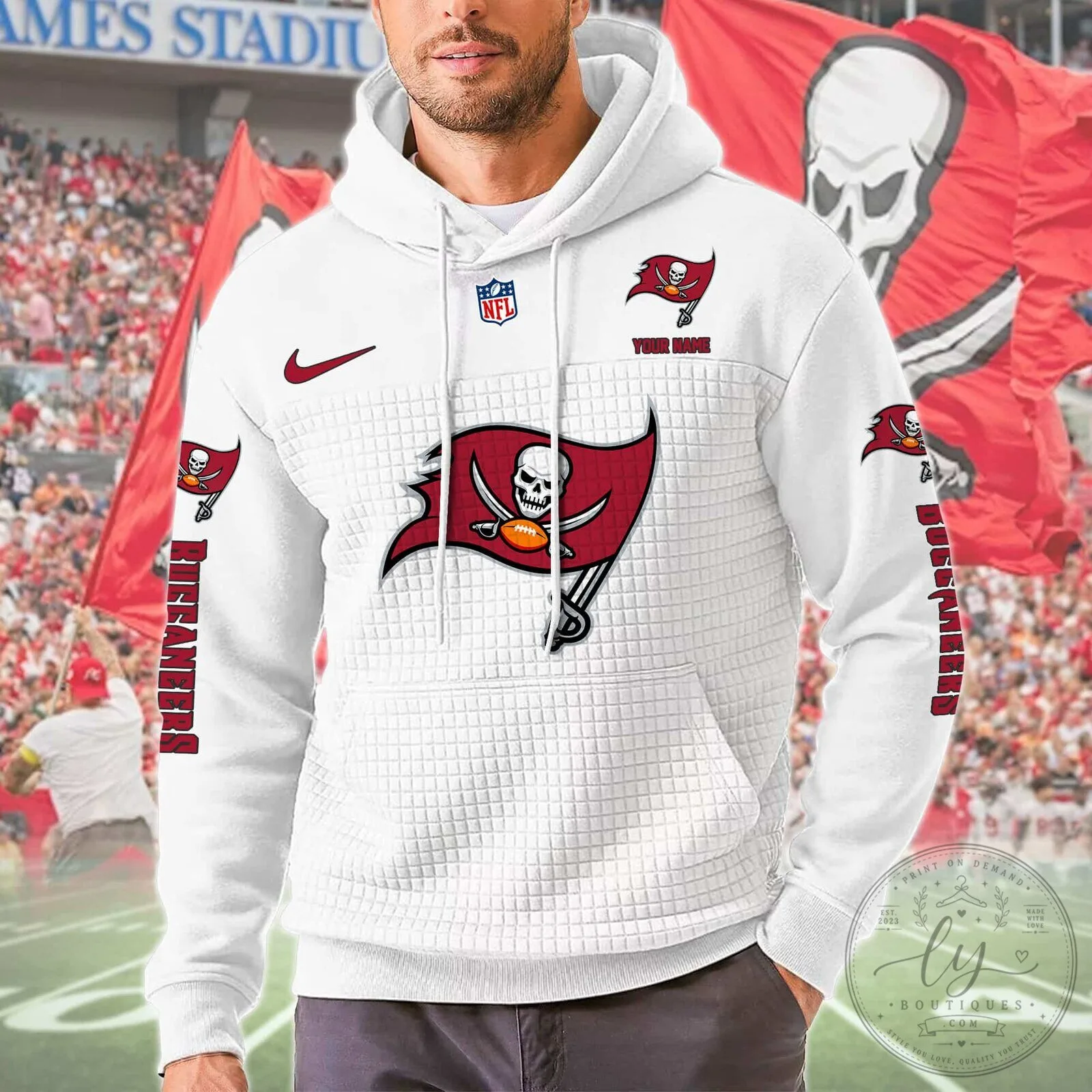 Tampa Bay Buccaneers Personalized NFL Football Team Hoodie 9 Tampa Bay Buccaneers Personalized NFL Football Team Hoodie