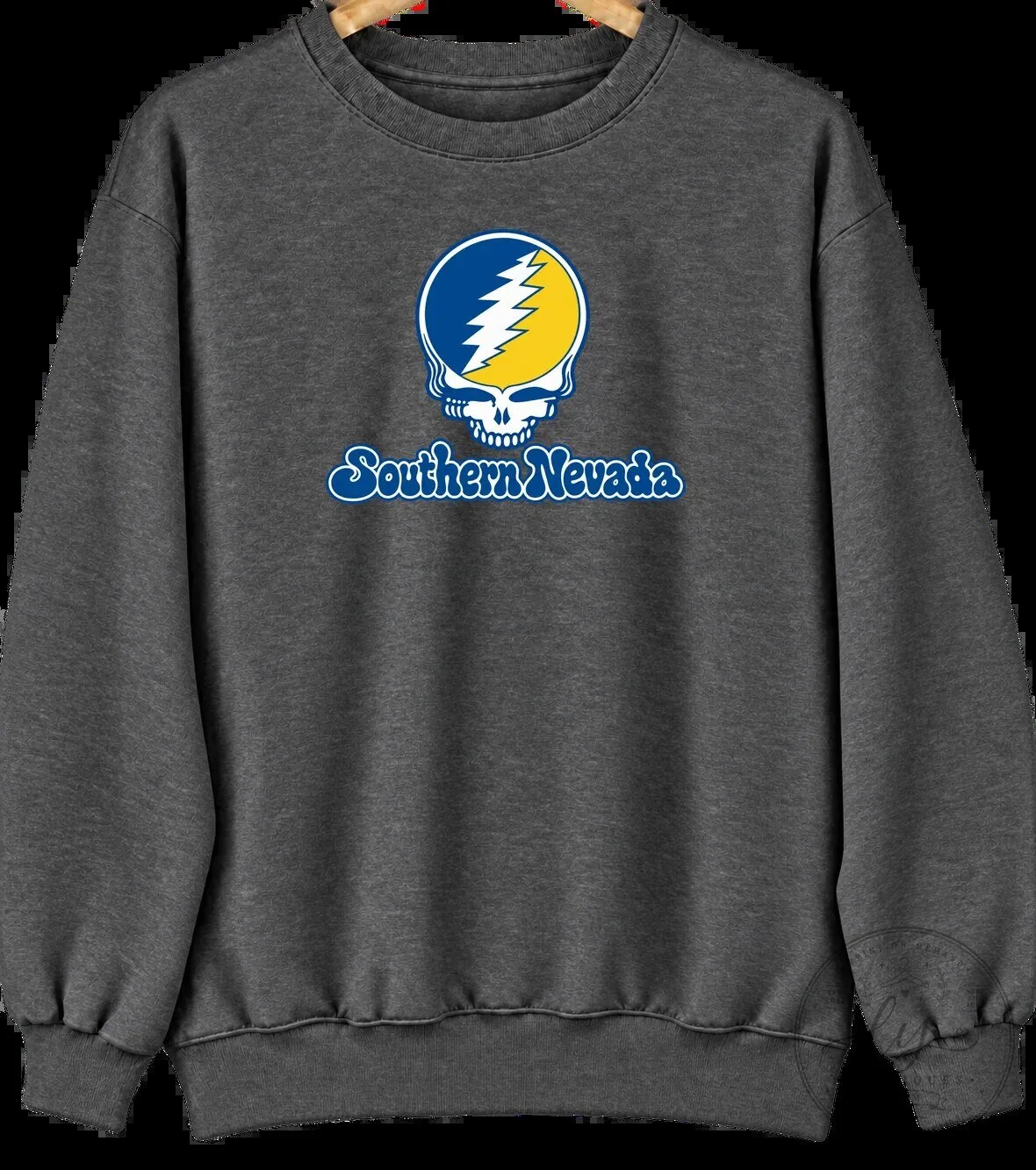 Southern Nevada Stealie Grateful Dead Inspired Crewneck Sweatshirt