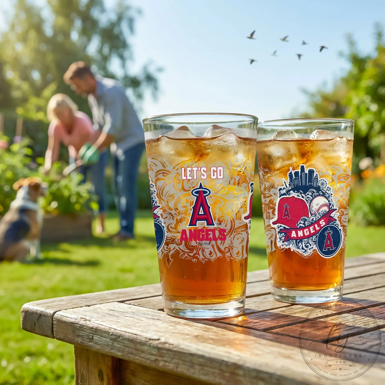 Los Angeles Angels Baseball Team Pint Glass Set 8 Los Angeles Angels Baseball Team Pint Glass Set
