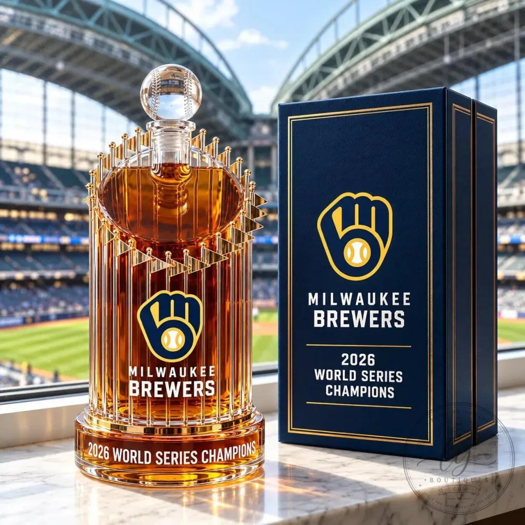 Commemorative Whiskey Decanter for the 2026 Milwaukee Brewers World Series Champions Commemorative Whiskey Decanter for the 2026 Milwaukee Brewers World Series Champions