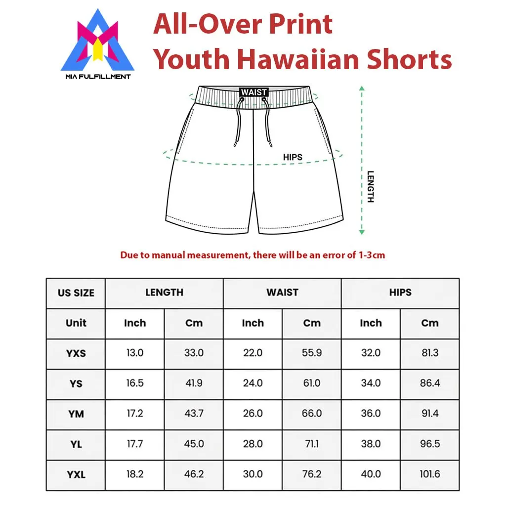 hawaiian shorts kid size